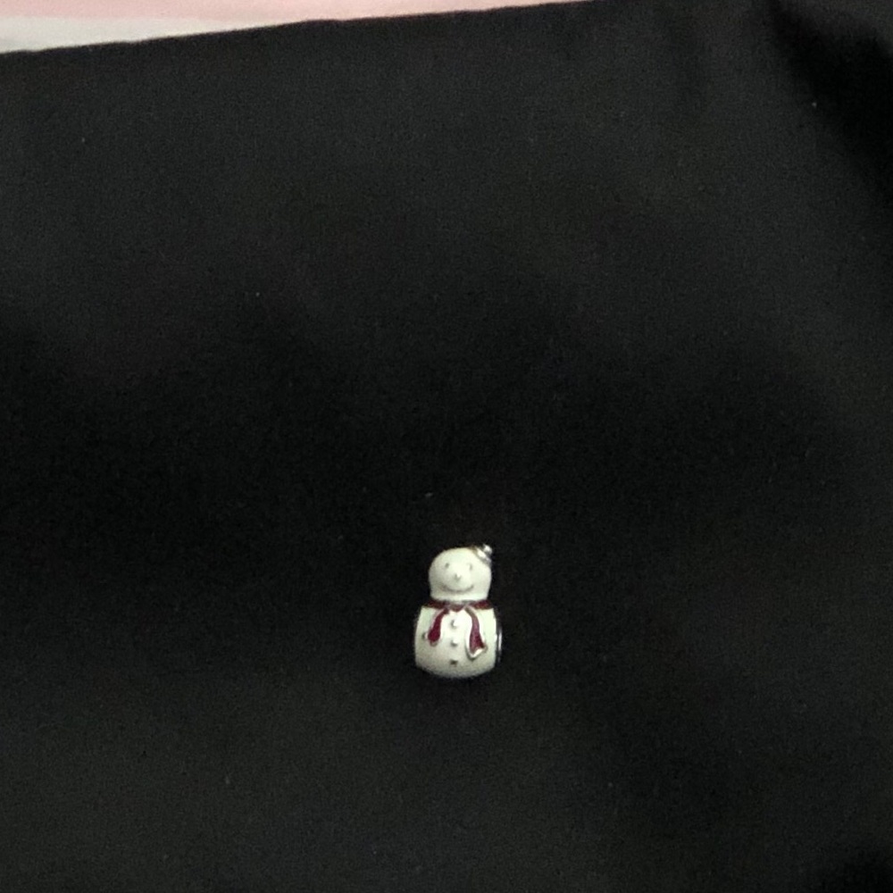 Pandora snowman charm